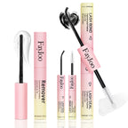Eyelash Adhesive Long Lasting Up to 7 Days, Strong & Flexible Hold Glue for Eyelash Extensions, Hypoallergenic, Waterproof & Quick-Dry, 3 in 1 Bond & Seal & Remover for Lash Cluster(5ml Each)